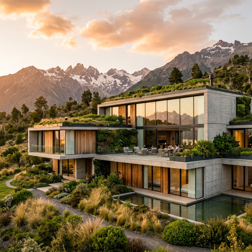 Arquitectura sustentable moderna