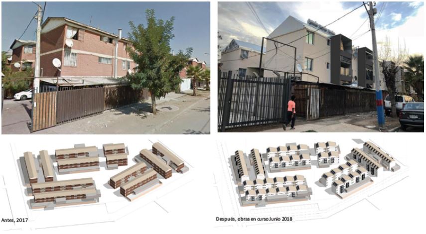 Mejoramiento conjunto habitacional El Bosque 1, Huechuraba 